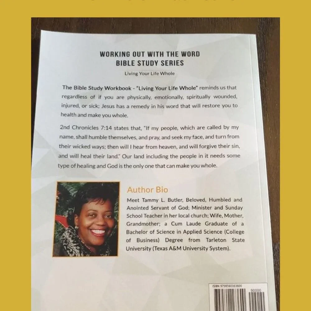 3 Workbooks $15 - Easy & Fun  Bible Activity Workbook - Living Your Life Whole